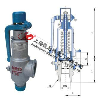 A27H、A27W、A27Y彈簧微啟式外螺紋安全閥